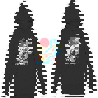 日本地図日本 涼しいのお土産 Hoodie - Kawaiitshirt