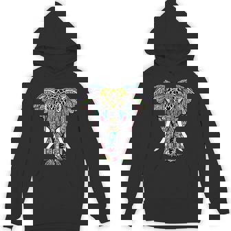 曼荼羅 ガネーシャ アフリカン 象 パーカー - Kawaiitshirt