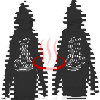 温泉マーク・赤 レッド（アイラブ 温泉／お風呂 大好き）銭湯 記号 お土産 旅行 メッセージ・面白 Hoodie - Kawaiitshirt