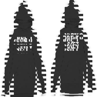 社会への負担 長袖tシャツ パーカー - Kawaiitshirt