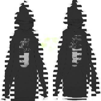 胸ポケットにモンステラ パーカー - Kawaiitshirt