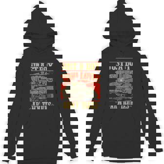 陸軍戦車が大好きな少年第二次世界大戦のシャーマン戦車 Hoodie - Kawaiitshirt