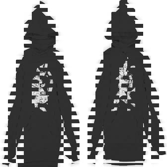 陽気な猫 太極拳ポーズ 格闘技 陰陽バランス パーカー - Kawaiitshirt