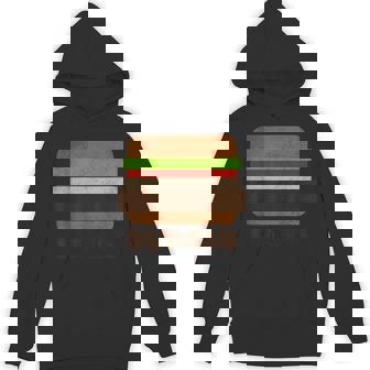 面白いフードハンバーガーのグラフィック。男性と男の子用。 パーカー - Kawaiitshirt