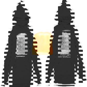 食パン トースト 食べ物 思考 おもしろい グルテンフリー ノベルティ パーカー - Kawaiitshirt