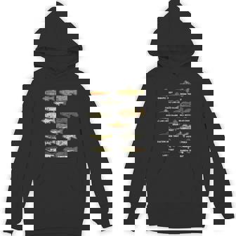 魚の種のトラウトのサーモンのバス釣りの漁師のアングラーのギフト Hoodie - Kawaiitshirt