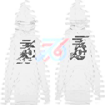 1976 Bicentennial America Freedom Logo Patriotic 70S Usa 250 Hoodie - Thegiftio