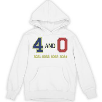 4 -0 Michigan 4 And 0 Michigan Hoodie - Thegiftio UK