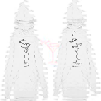 4Th Of July Hot Dog & Martini Hoodie | Mazezy