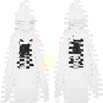 Anti Trump Black Cat Dark Humor 8647 Political Cat Lover Hoodie - Monsterry