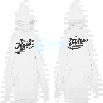 Atlanta Vintage Baseball Throwback Retro Atlanta Hoodie - Thegiftio UK