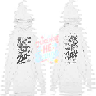 I Like How He Bangs Fireworks Couple 4Th Of July Hoodie - Monsterry