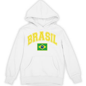 Brazil Brazilian Flag Brasil Hoodie - Thegiftio UK