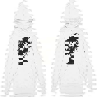 Bride Of Frankenstein Silhouette Halloween Costume Hoodie - Thegiftio