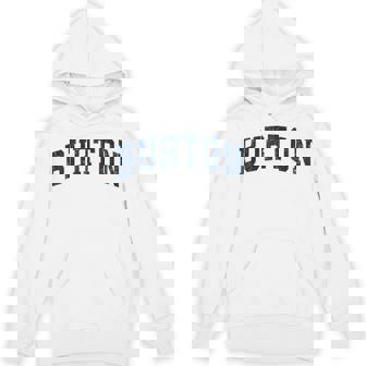 Burton Michigan Mi ヴィンテージ スポーツデザイン ネイビーデザイン Hoodie - Kawaiitshirt