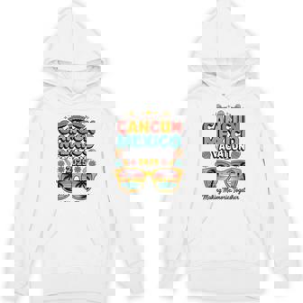 Cancun Mexico Vacation Beach 2025 Trip Group Squad Colorful Hoodie - Monsterry