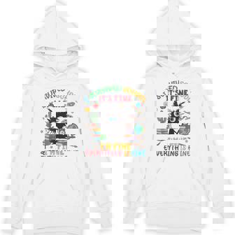 Cat I Survived School It's Fine I'm Fine Last Day Of School Hoodie | Mazezy