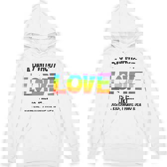 Celebrating Love Lgbtq ゲイプライドグッズ レズビアンレインボー パーカー - Kawaiitshirt