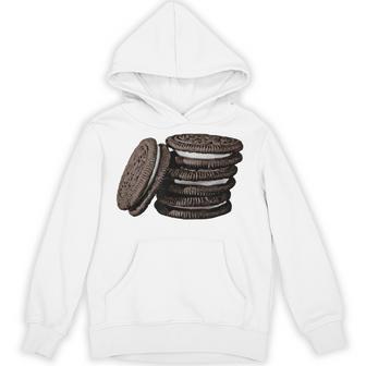 Chocolate Cream Filled Cookie Deserts Cookies Hoodie - Thegiftio UK
