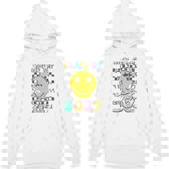 Class Of 2037 Grow With Me Retro Kindergarten Graduation Hoodie | Mazezy