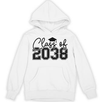 Class Of 2038 Grow With Me Kindergarten Back To School Hoodie - Thegiftio UK