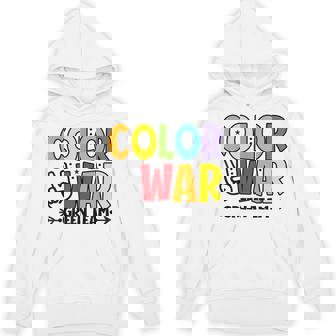 Color War Green Team Sleepaway Summer Camp Game Hoodie | Mazezy