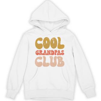 Cool Grandpas Club Father's Day 2025 Papa Grandfather Mens Hoodie - Thegiftio UK