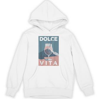 Dolceita Aesthetic Painting Italia Mountains Hikingpritz パーカー - Kawaiitshirt