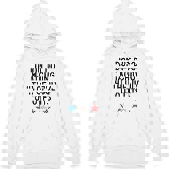 I Don't Do Matching But I Do 4Th Of July Couples Hoodie - Thegiftio UK