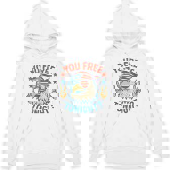 You Free Tonight Eagle Patriotic American 4Th Of July Hoodie - Thegiftio UK