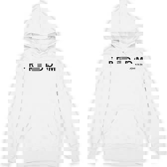 Freedom American Flag Christ Is King Sets You Free Hoodie | Mazezy