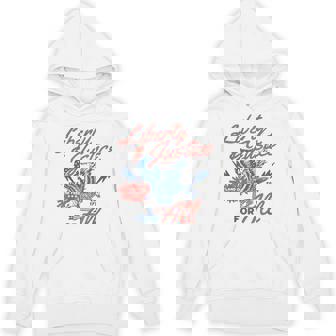 4Th July Land Of The Free Liberty And Justice For All Hoodie | Mazezy