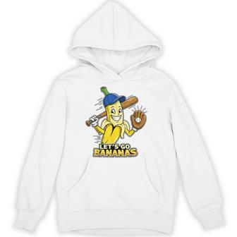 Banana Fruit Lovers Boys Lets Go Bananas Hoodie - Thegiftio UK