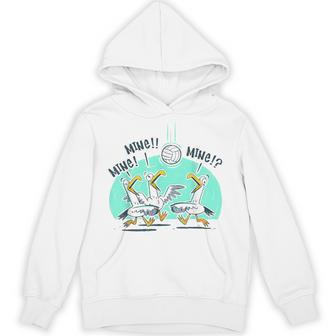 Bird Playing Volleyball Hoodie - Thegiftio UK