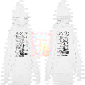You Look Like The 4Th Of July Hot Dog Coquette Bow Hoodie - Monsterry