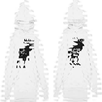 Papa Moose Father's Day T For Dad Hoodie - Thegiftio UK