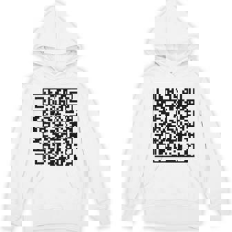 Qr President Trump Dance Code On Back Hoodie - Thegiftio