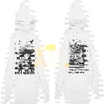 Ghost Cow Moo I Mean Boo Halloween Outfit Cow Lover Hoodie | Mazezy