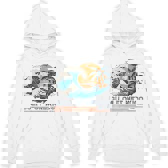 Gulf Of Mexico Retro Vintage Hoodie - Thegiftio UK