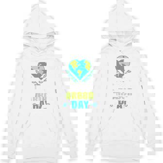 Happy Arbor Day Earth Crisis Environmental Activism Hoodie - Monsterry