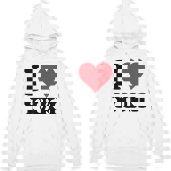 I Heart Yukiファーストネーム I Love パーソナライズ パーカー - Kawaiitshirt
