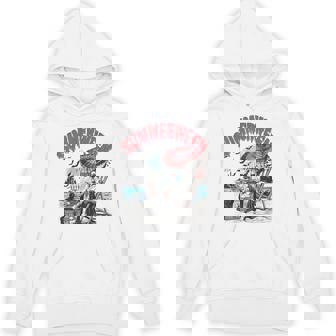 Horror Character Summerween Halloween Vintage Beach Hoodie - Monsterry