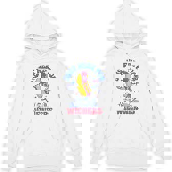 Hot Dog I'm Just Here For Wieners Fourth Of July Hoodie - Thegiftio UK