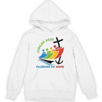 Jubilee 2025 Pilgrims Of Hope For Faith Journey Hoodie - Thegiftio UK