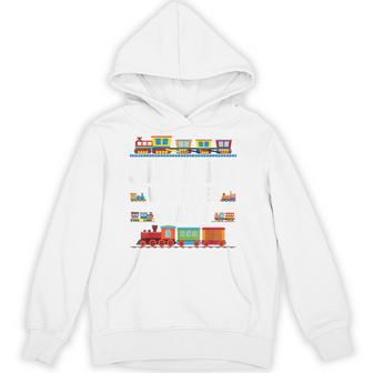 Just A Boy Who Loves Train Toddler Baby Boy Locomotive Hoodie - Thegiftio UK
