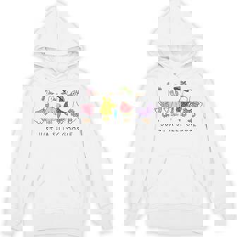 Just A Silly Goose Goose Pun Silly Goose On The Loose Hoodie - Thegiftio UK