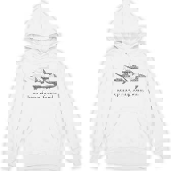 Keep Moving Forward Whale Shark Hoodie - Thegiftio