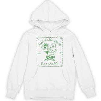 Last Pickle She'll Ever Tickle Pickle Bachelorette Hoodie - Thegiftio UK
