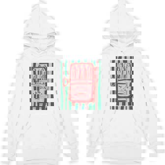 Les Sardines Fisherman Aesthetic Coastal Sardine Summer Hoodie - Thegiftio UK