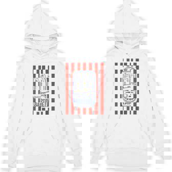 Les Sardines Red Stripes Fisherman Aesthetic Coastal Sardine Hoodie - Thegiftio